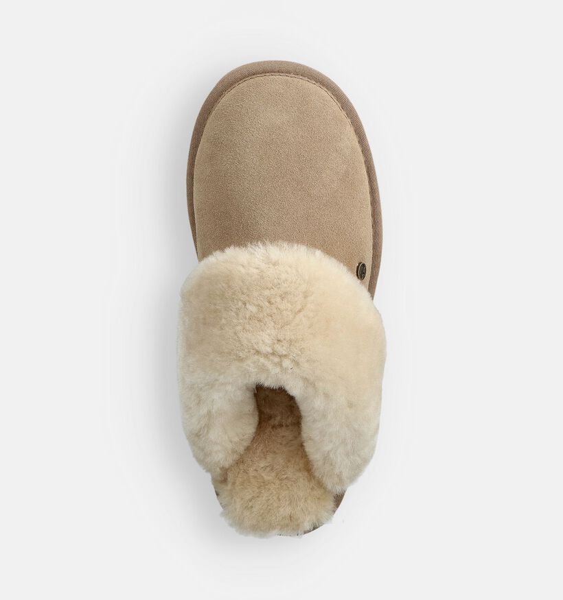 Flurry Pantoufles ouvertes en Beige pour femmes (362520)