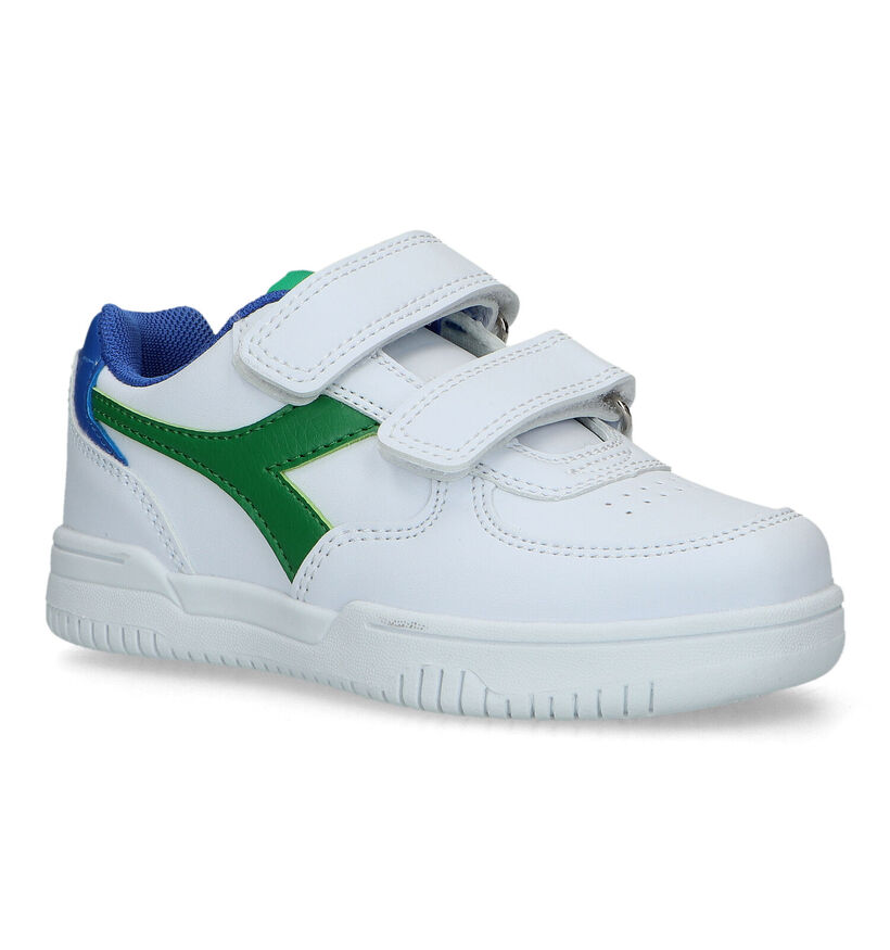 Diadora Magic Raptor Low PS Baskets en Blanc pour filles, garçons (336226)