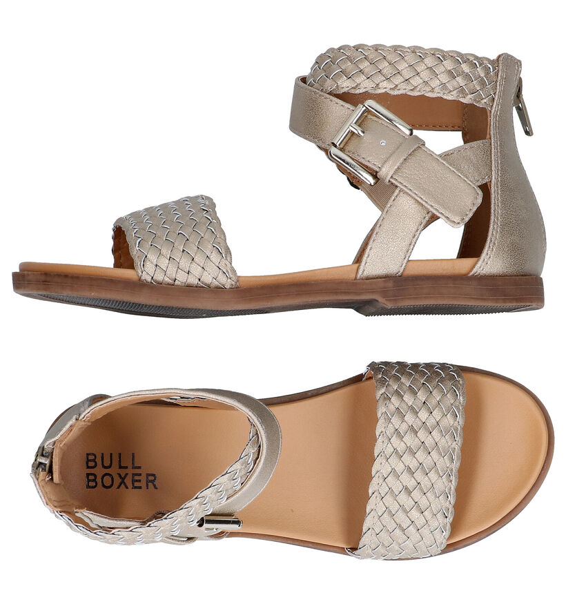 Bullboxer Gouden Sandalen in kunstleer (285230)