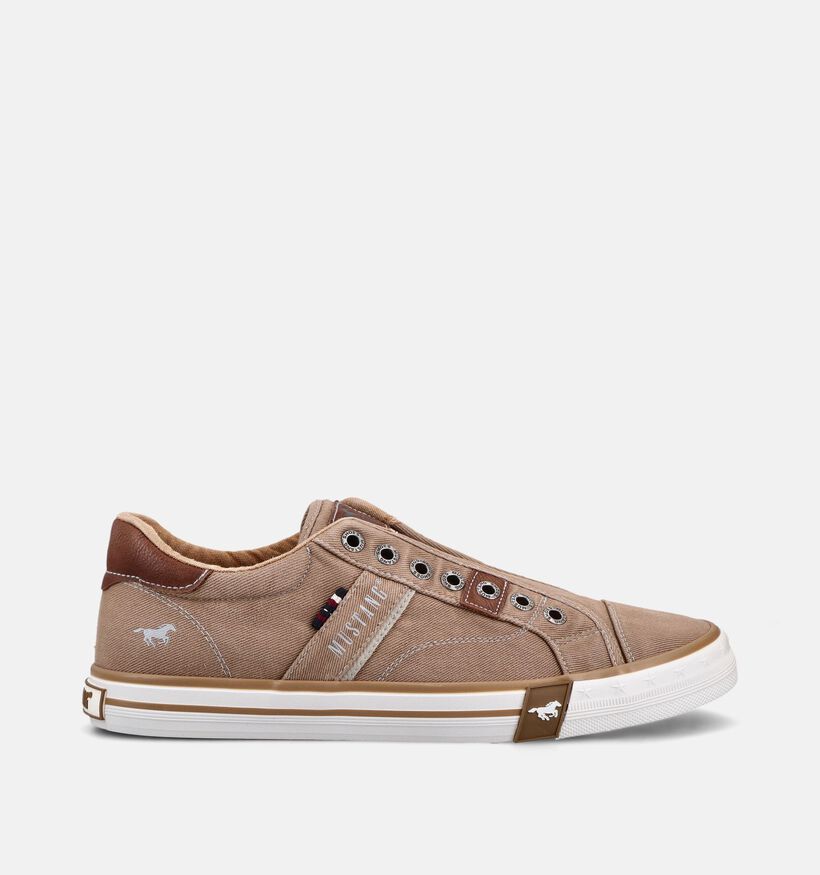 Mustang Chaussures &agrave; enfiler en Marron pour hommes (372965)