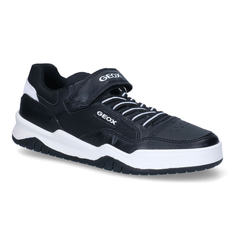 Geox Perth Zwarte Sneakers voor jongens (302609)