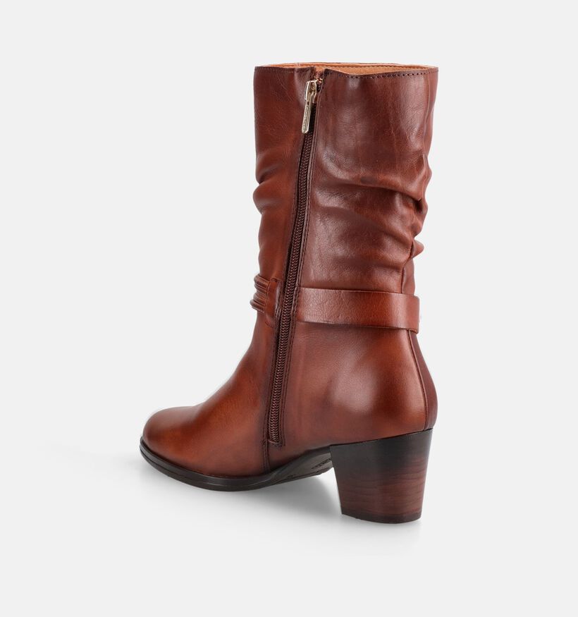 Pikolinos Zamora Bottes en Cognac pour femmes (379209)