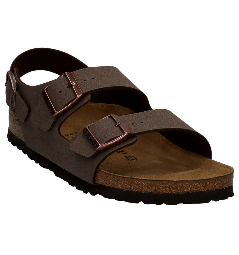 Birkenstock Milano Zwarte Sandalen in kunstleer (305410)