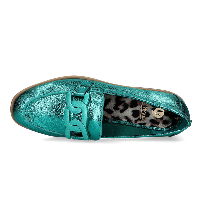 La Strada Loafers en Vert pour femmes (325663)