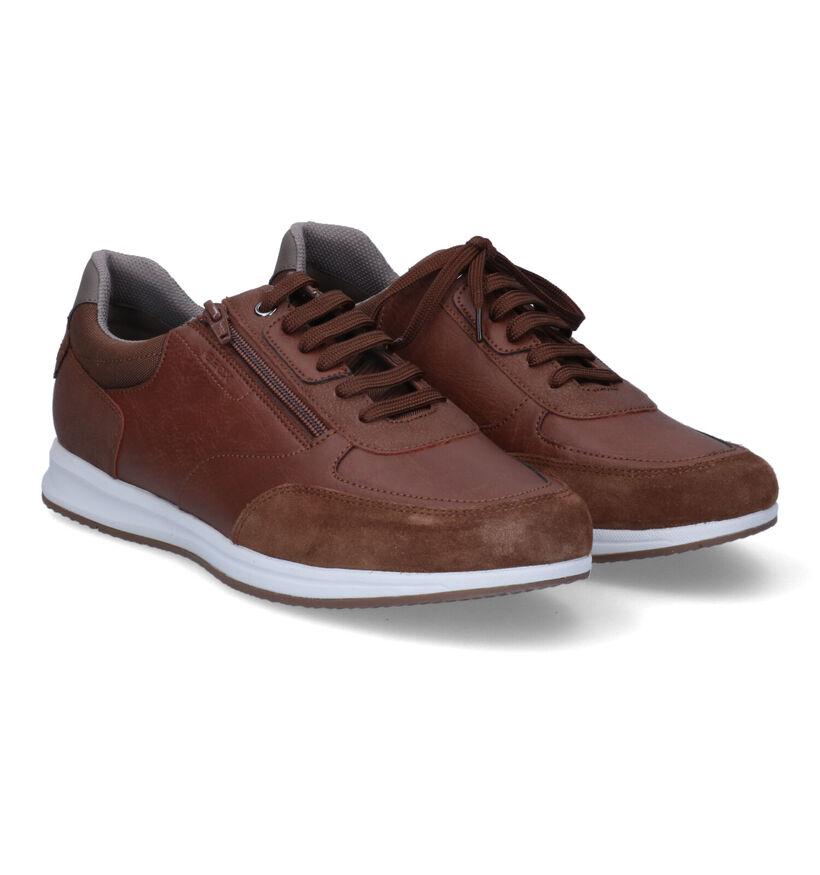 Geox Avery Chaussures basses en Marron en cuir (312927)