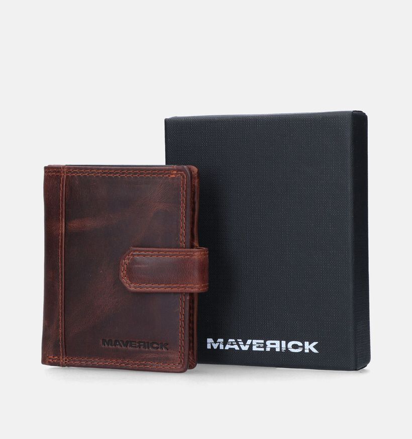 Maverick Porte-carte en Marron pour hommes (341256)