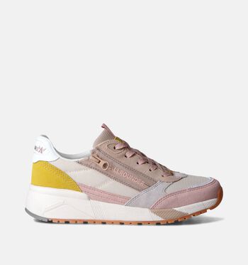 Allrounder Sneakers Wit/Roze