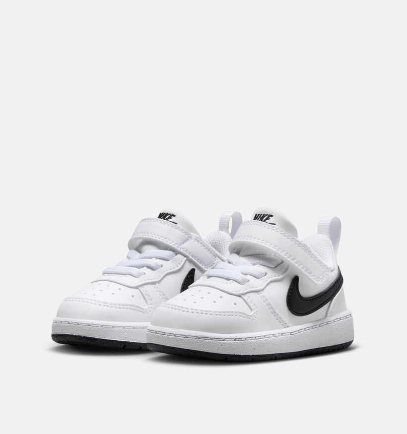 Nike Court Borough LOW 2 TD Witte Sneakers voor jongens, meisjes (347946)
