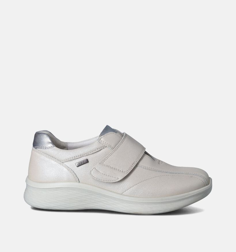 G-Comfort Witte Velcroschoenen voor dames (357729) - geschikt voor steunzolen