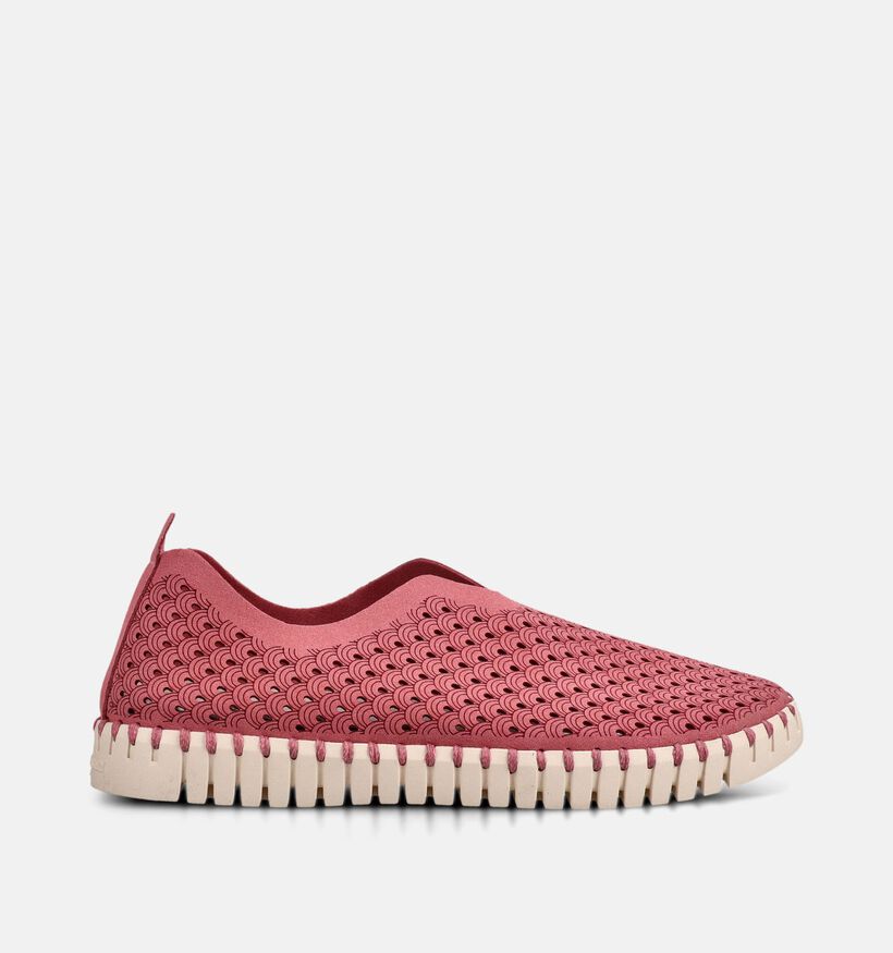Ilse Jacobsen Tulip Chaussures &agrave; enfiler en Rouge pour femmes (372257) - pour semelles orthop&eacute;diques