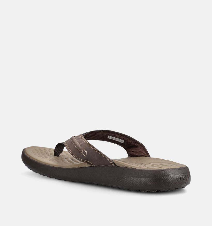 Crocs Yukon Bruine Teenslippers voor heren (370900)
