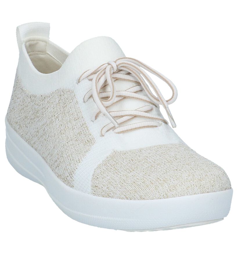 FitFlop F-Sporty Uberknit Sneakers Wit, , pdp