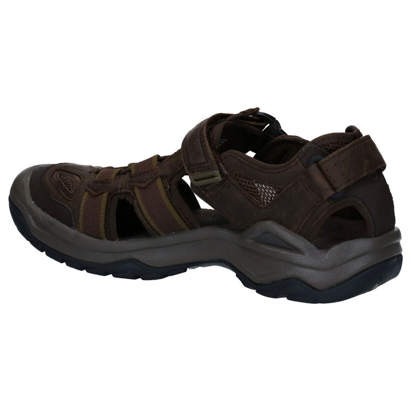 Teva Omnium Sandales de marche en Marron pour hommes (354650)