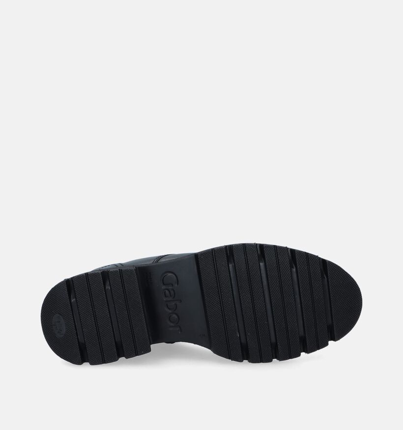 Gabor Best Fitting Zwarte Bottines voor dames (347063) - geschikt voor steunzolen