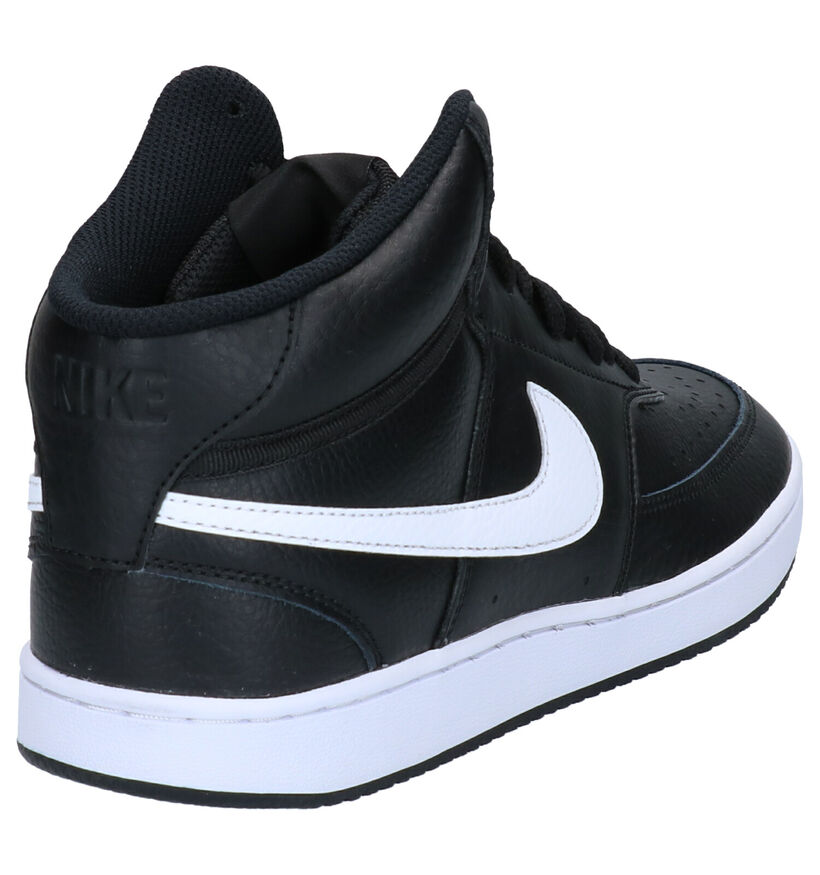 Nike Court Vision Mid Next Nature Baskets en Noir pour hommes (332319)