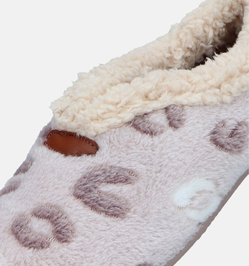 Torfs Home Pantoufles fermées en Beige pour femmes (333466)