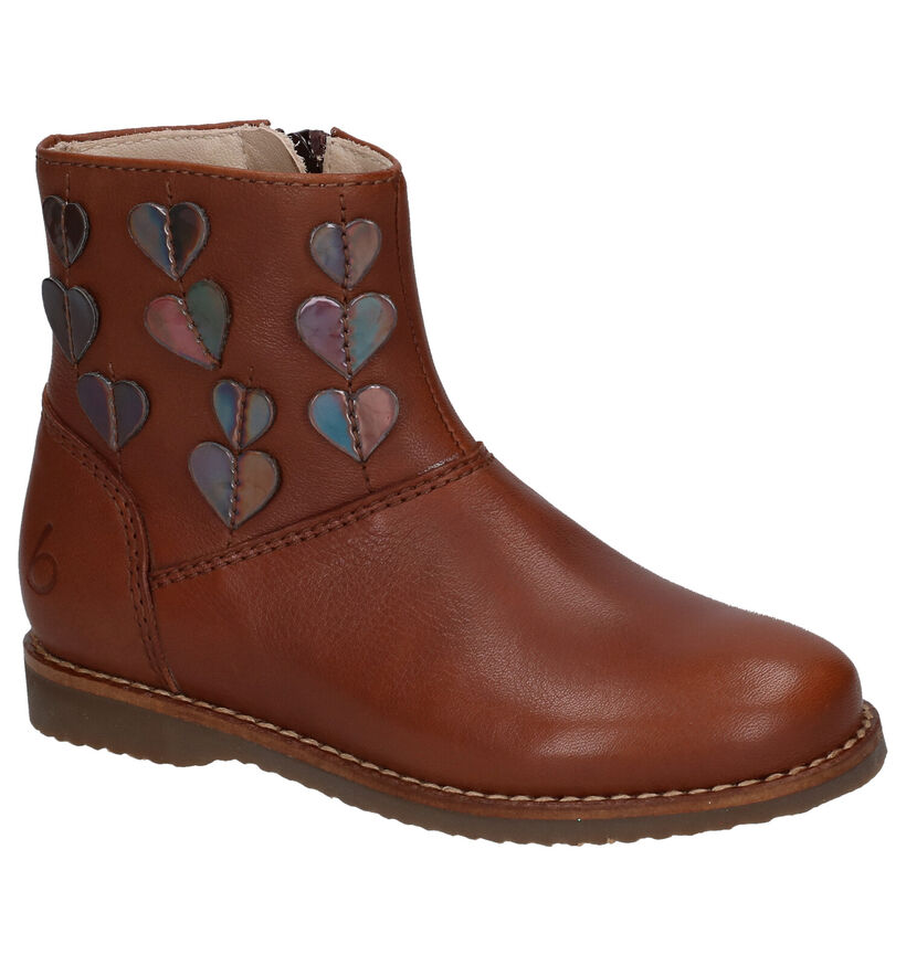 Beberlis Cognac Korte Laarzen in leer (297354)