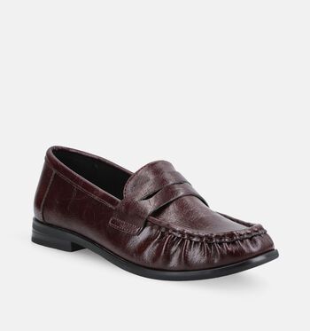 Laurent David Chaussures plates Noir/Bordeaux