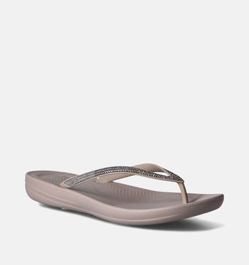 FitFlop Nu-pieds Taupe/Bleu