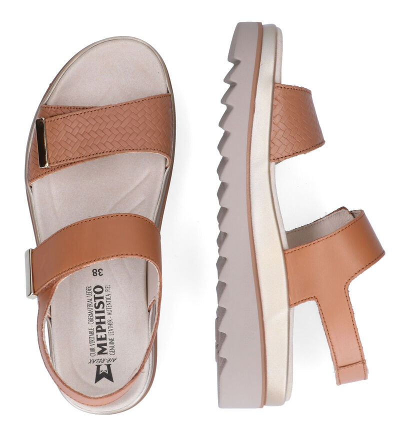 Mephisto Dominica Sandales avec talon compensé en Blanc pour femmes (354278)