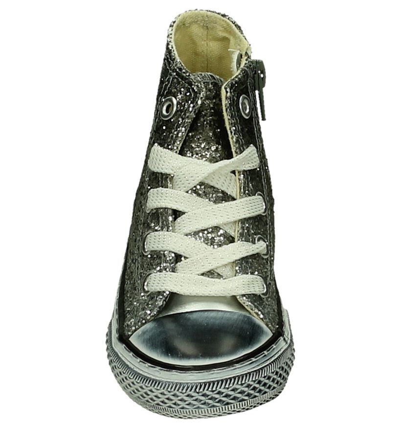 Asso Baskets hautes en Argent en textile (203362)