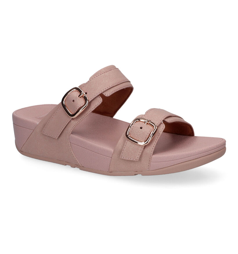 FitFlop Lulu Sparkle Zwarte Slippers in kunststof (302646)