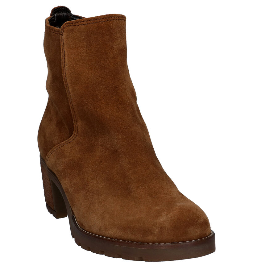 Comfort Bottines à talons en Cognac en daim (297247)