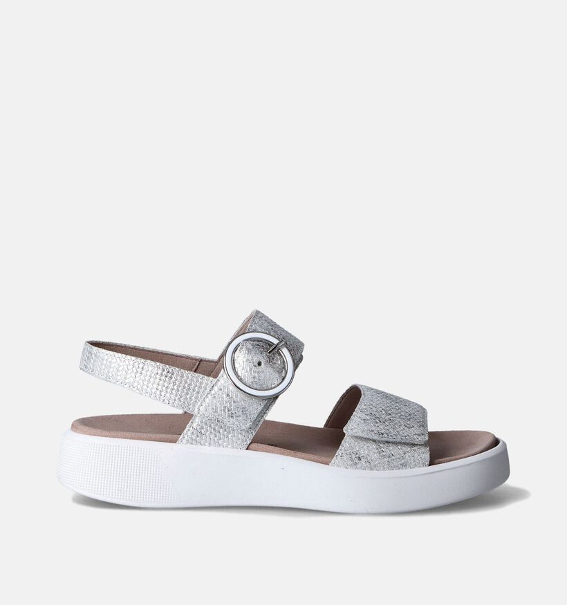 Gabor Zilveren Sandalen voor steunzolen voor dames (355024) - geschikt voor steunzolen