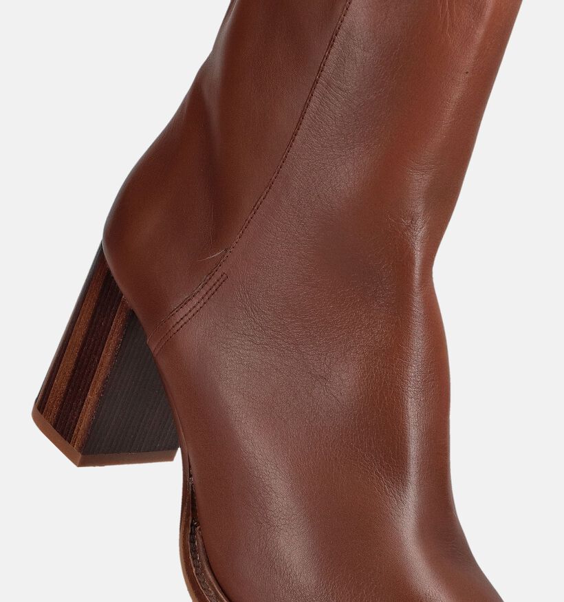 Zinda Bottines en Cognac pour femmes (364403)