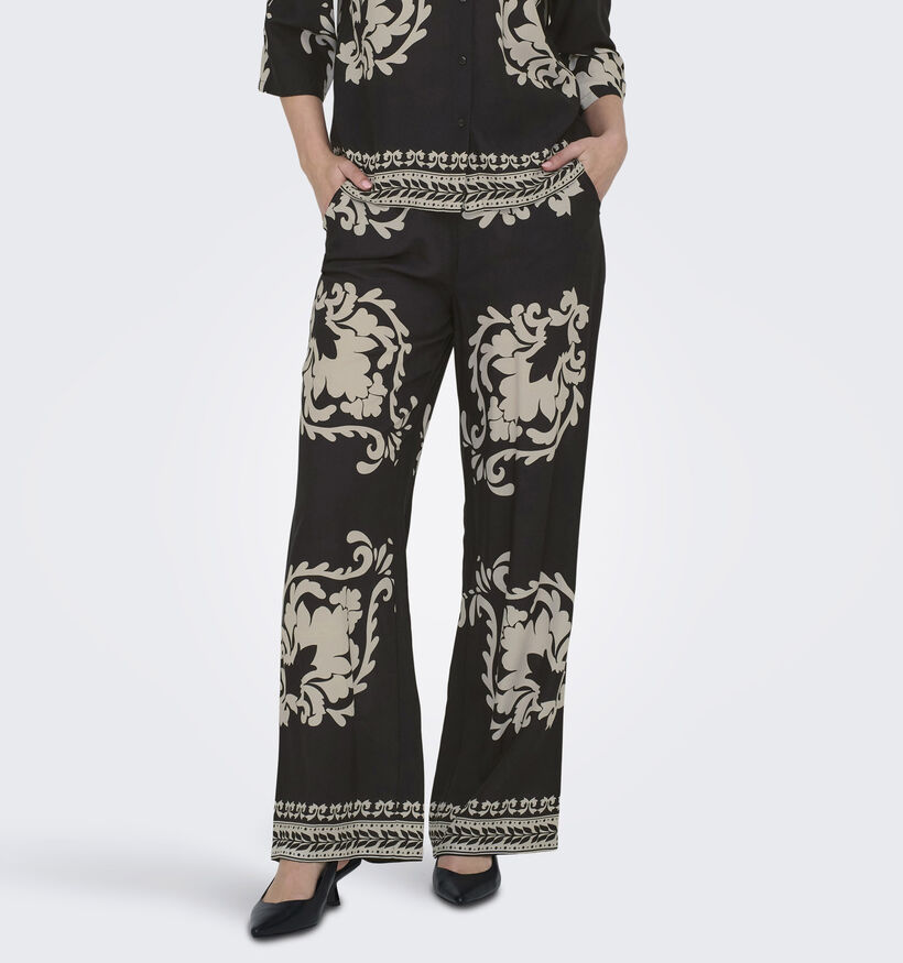 JDY Lange Wijde Broek L32 Zwart voor dames (359127)