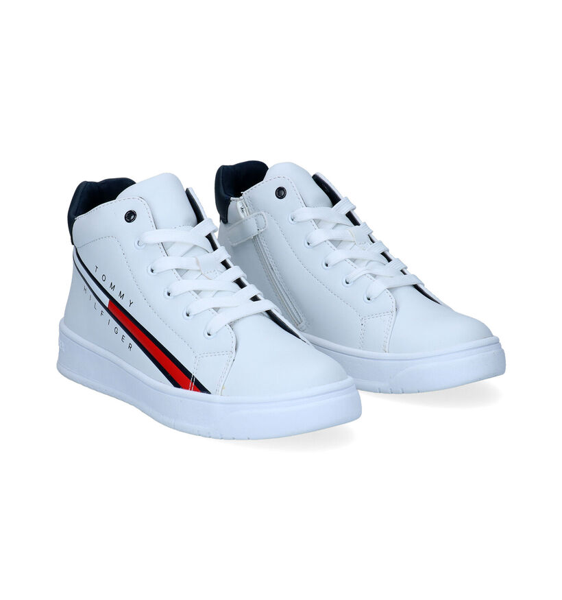 Tommy Hilfiger Blauwe Sneakers in kunstleer (295398)