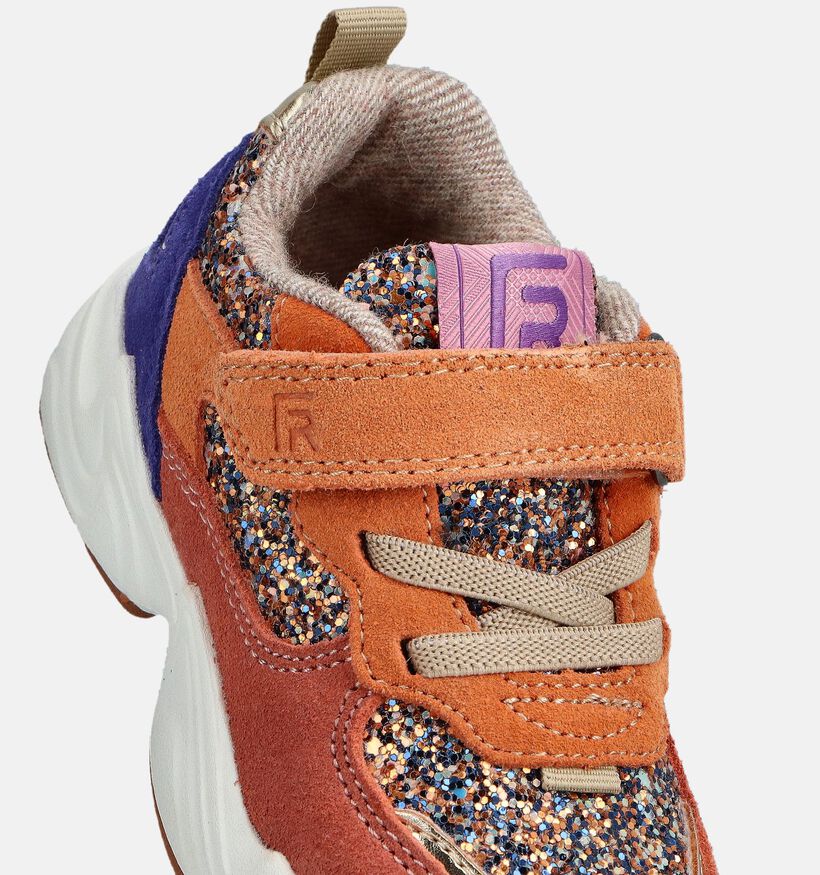FR by Romagnoli Cognac Sneakers voor meisjes (362354) - geschikt voor steunzolen