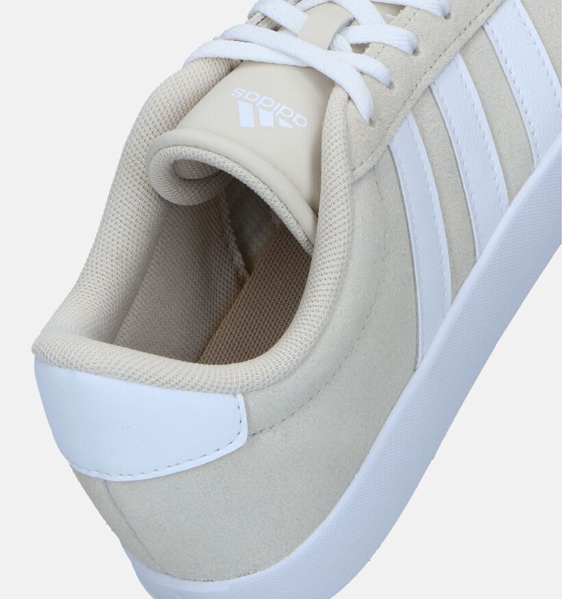 adidas VL Court 3.0 Baskets basses en Gris pour filles, garçons (357441) - pour semelles orthopédiques
