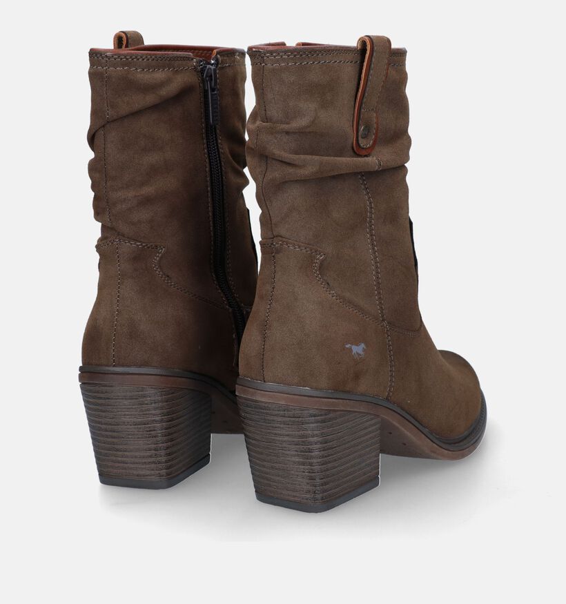 Mustang Bruine Cowboy boots voor dames (331730)