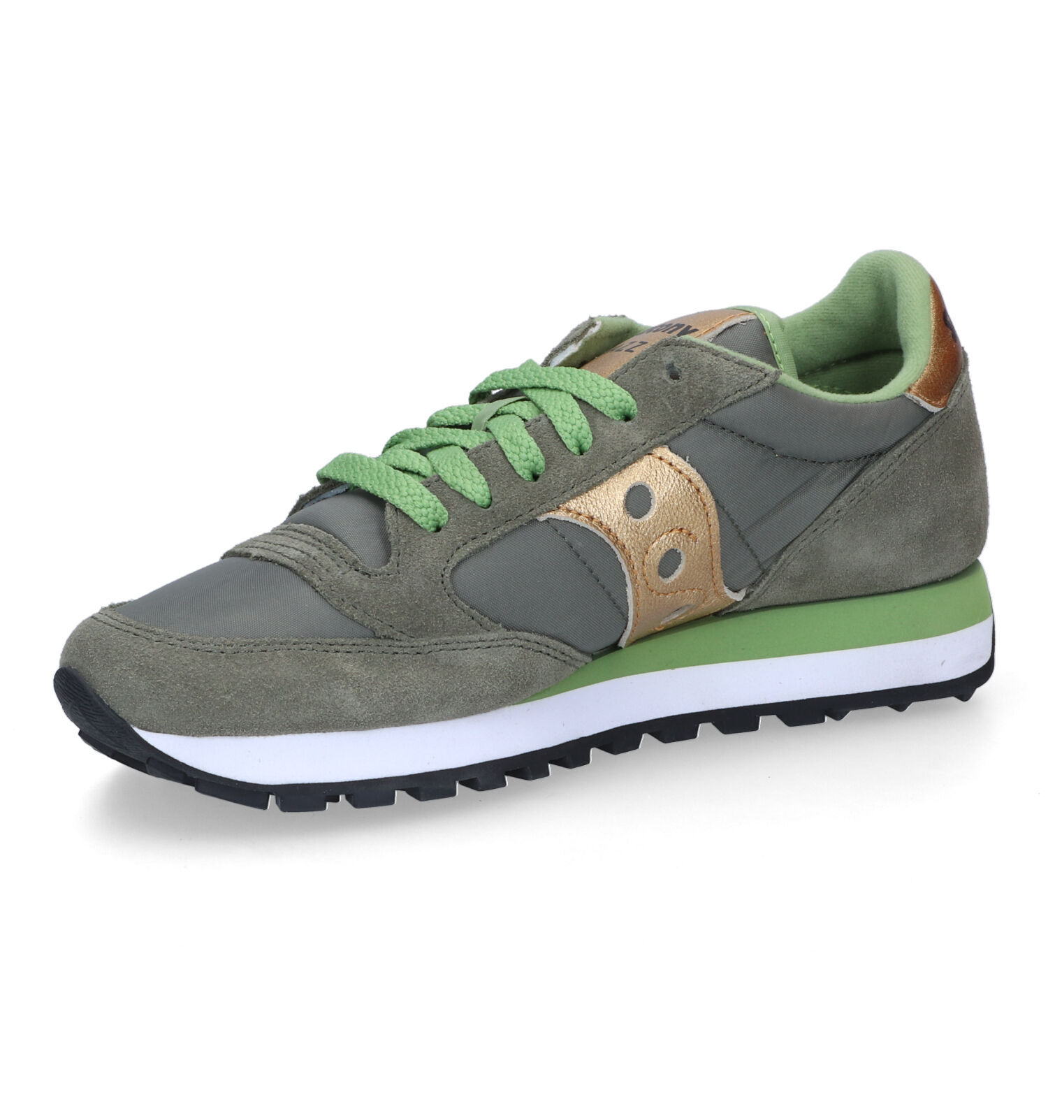 Saucony Jazz Original Kaki Sneakers Dames Sneakers Online op