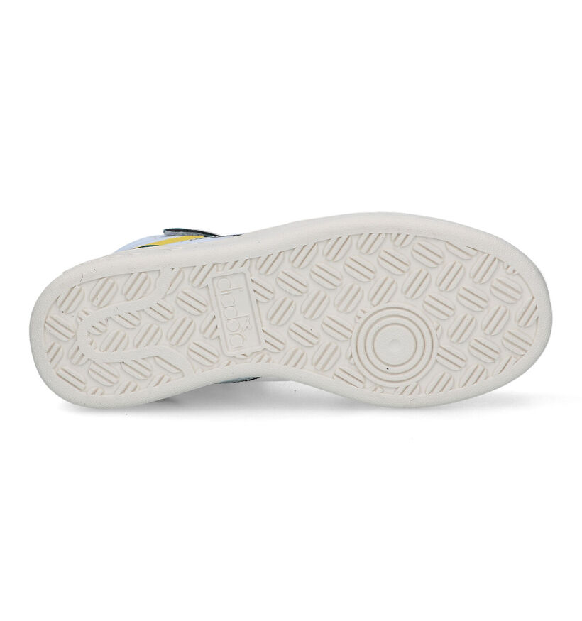 Diadora Magic Basket MID GS Witte Sneakers voor jongens, meisjes (336222)