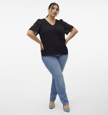Vero Moda Curve Jeans Bleu