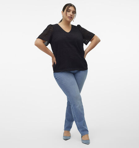 Vero Moda Curve Jeans Bleu