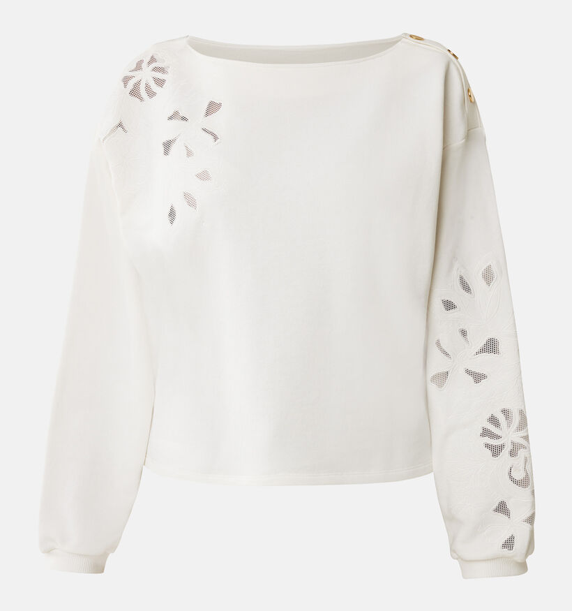 Mexx Sweatshirt en Écru pour femmes (353215)