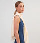 Via Limone Beige Sjaal voor dames (361855)