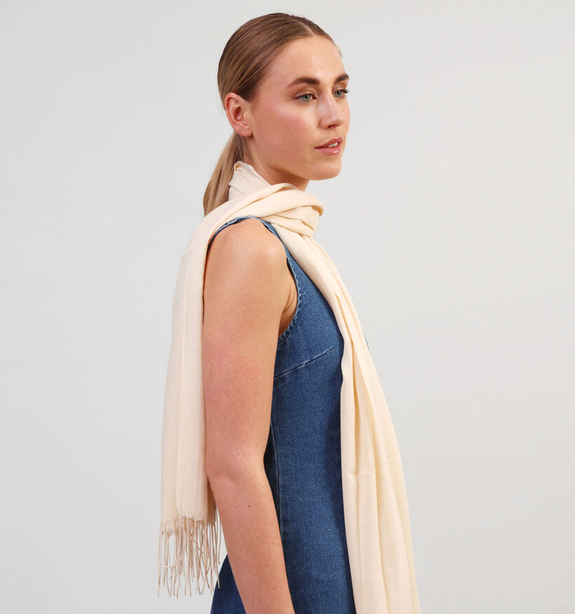 Via Limone Beige Sjaal voor dames (361855)