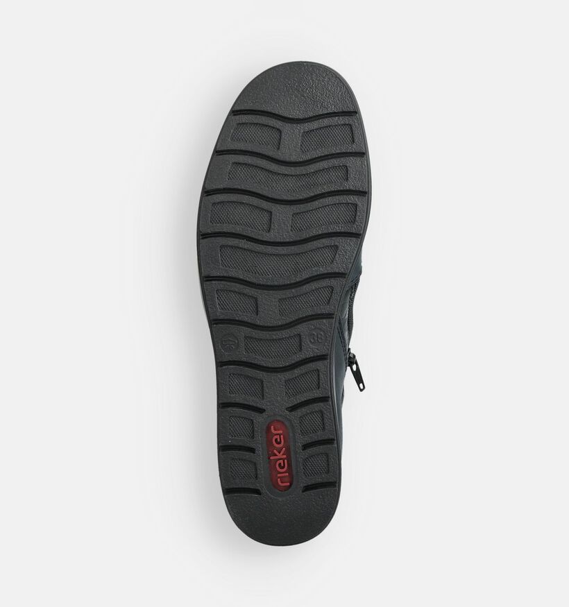 Rieker Blauwe Comfortschoenen met Rits voor dames (360462) - geschikt voor steunzolen