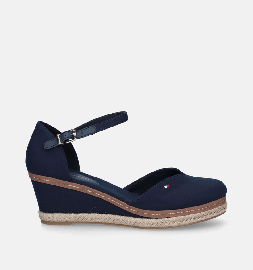 Tommy Hilfiger Basic Closed Toe Mid Wedge Blauwe Sandalen voor dames (336399)