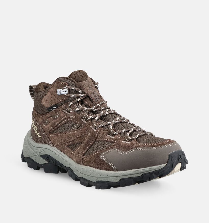 Jack Wolfskin Vojo Tour Texapore Mid Chaussures de randonn&eacute;e en Marron pour hommes (380231) - pour semelles orthop&eacute;diques