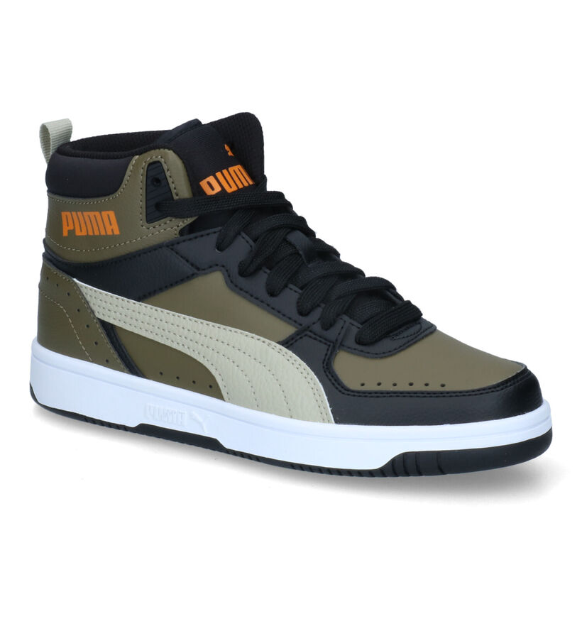 Puma Rebound Joy Baskets en Bleu en simili cuir (311266)