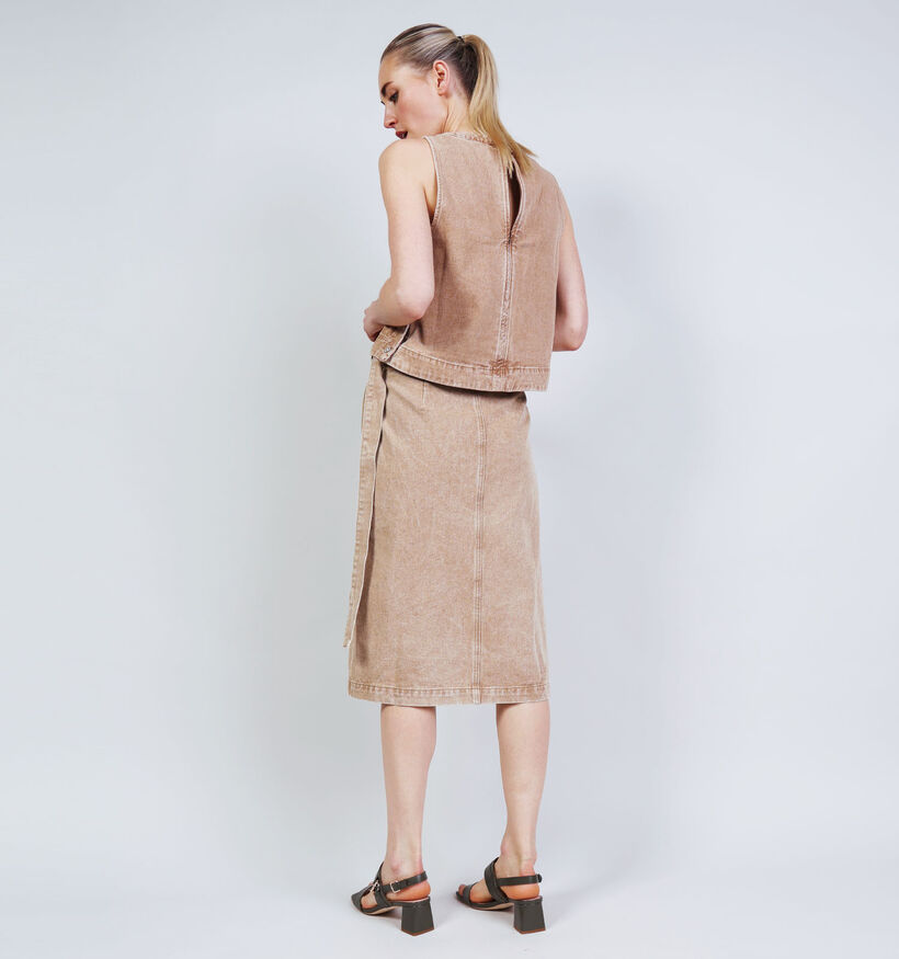 Orfeo Nahee Jupe en Marron pour femmes (371937)