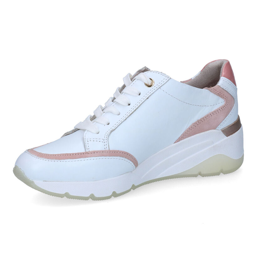 Jana Baskets casual en Blanc en cuir (304554)