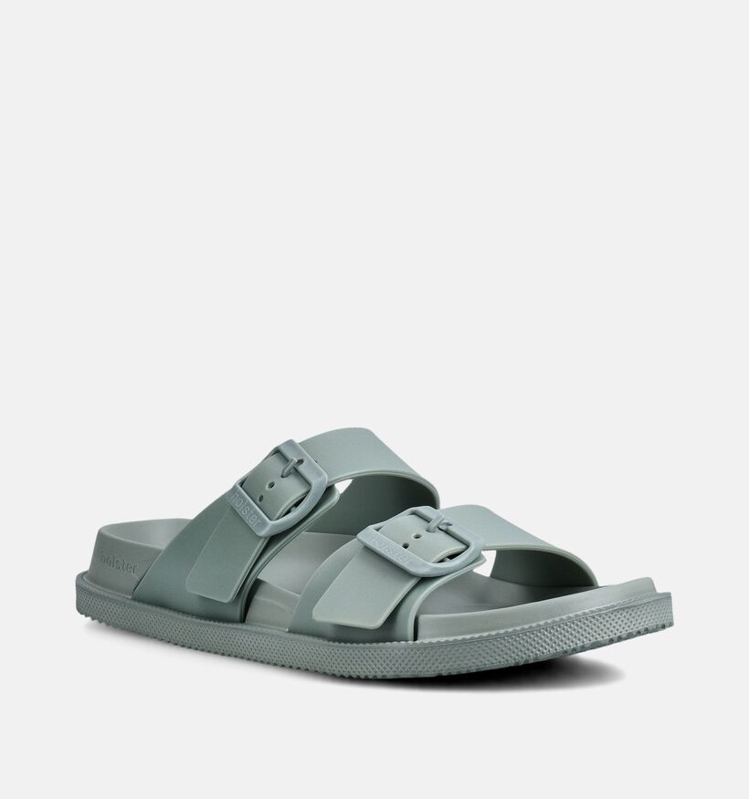 Holster Australia Soleseeker Claquettes en Vert pour femmes (373363)