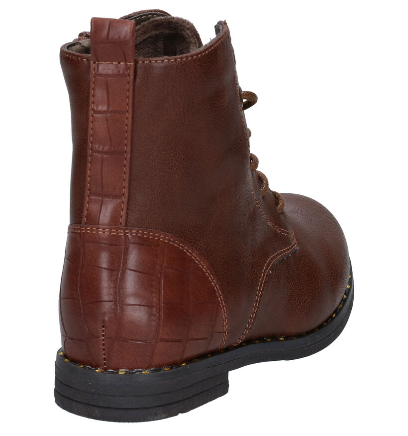 Sprox Bottines robustes en Cognac pour filles (288456)