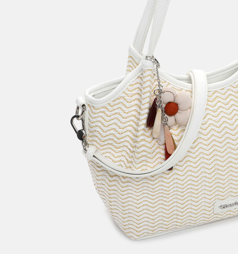 Tamaris Konstantina Witte Shoppertas met Riem voor dames (371313)
